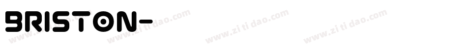 Briston字体转换