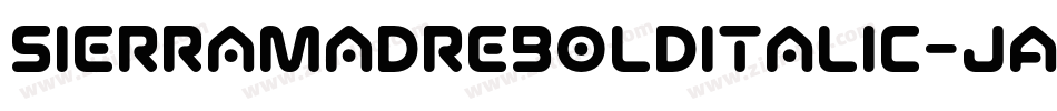SierraMadreBoldItalic-jAl0字体转换