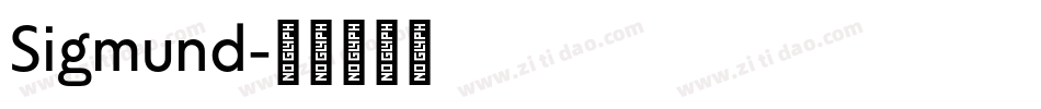 Sigmund字体转换
