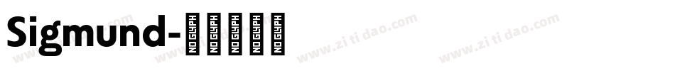 Sigmund字体转换