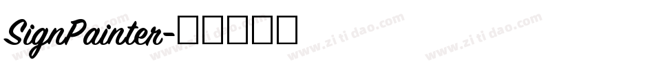 SignPainter字体转换 SignPainter字体转换
