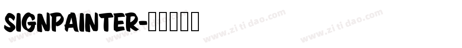 SignPainter字体转换 SignPainter字体转换