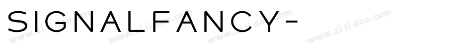 SignalFancy字体转换