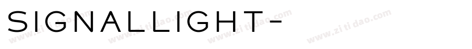 SignalLight字体转换