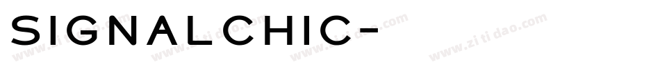 SignalChic字体转换