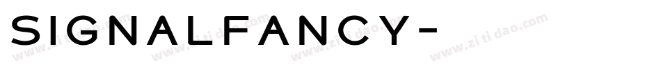 SignalFancy字体转换