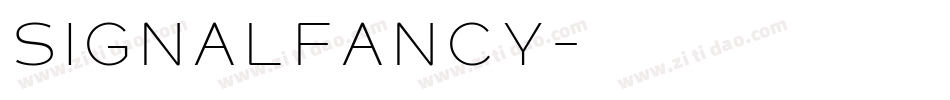 SignalFancy字体转换