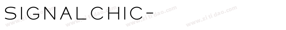 SignalChic字体转换
