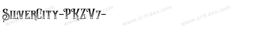 SilverCity-PKZV7字体转换