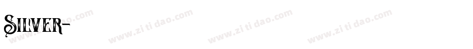 Silver字体转换