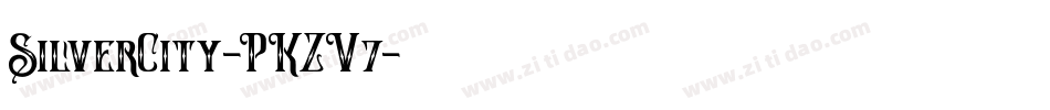 SilverCity-PKZV7字体转换