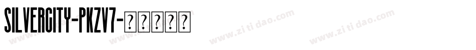 SilverCity-PKZV7字体转换