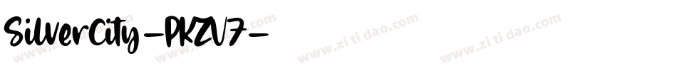 SilverCity-PKZV7字体转换