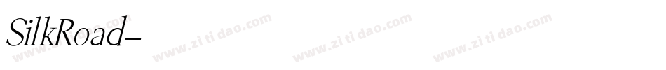 SilkRoad字体转换