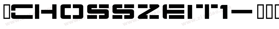 Schosszeit1字体转换
