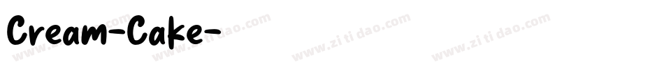 Cream-Cake字体转换