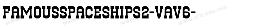 FamousSpaceships2-Vav6字体转换
