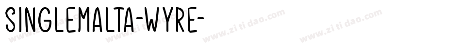 SingleMalta-WYRE字体转换