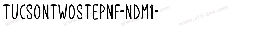 TucsonTwoStepNf-nDM1字体转换