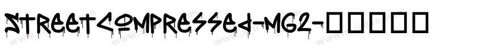 StreetCompressed-mg2字体转换