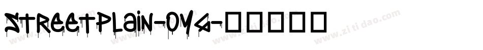 StreetPlain-0YG字体转换