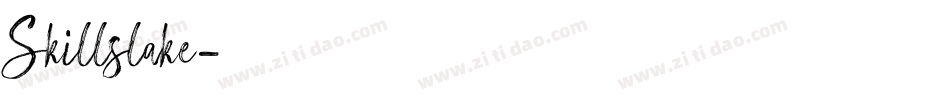 Skillslake字体转换