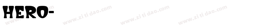 Hero字体转换