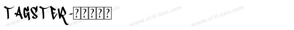 TAGSTER字体转换