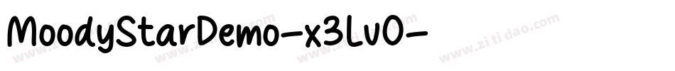 MoodyStarDemo-x3Lv0字体转换
