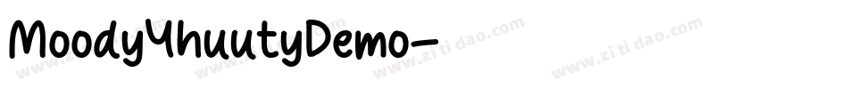 MoodyYhuutyDemo字体转换