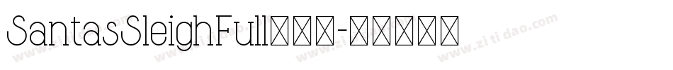 SantasSleighFull转换器字体转换