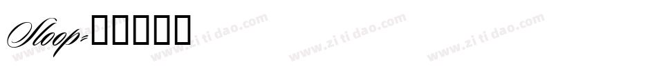 Sloop字体转换