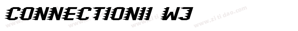 ConnectionIi-2wj8字体转换