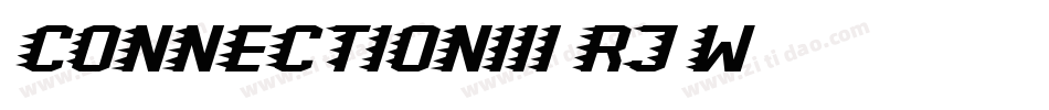 ConnectionIii-Rj3W字体转换