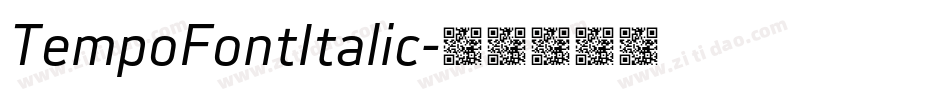 TempoFontItalic字体转换