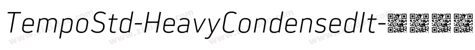 TempoStd-HeavyCondensedIt字体转换