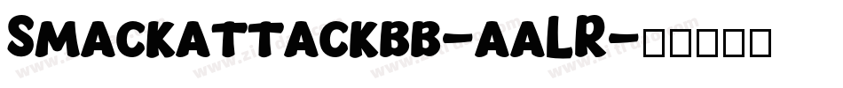 Smackattackbb-aaLR字体转换