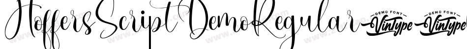 HoffersScriptDemoRegular-9lrZ字体转换