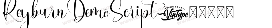 ReyburnDemoScript字体转换