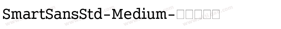 SmartSansStd-Medium字体转换