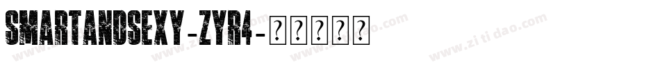 SmartAndSexy-zyr4字体转换