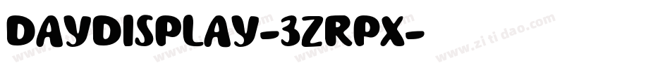 DayDisplay-3zRPX字体转换