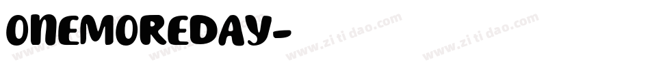 OnemoreDay字体转换