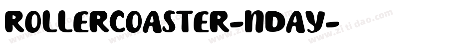 Rollercoaster-nDaY字体转换