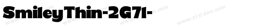 SmileyThin-2G7l字体转换