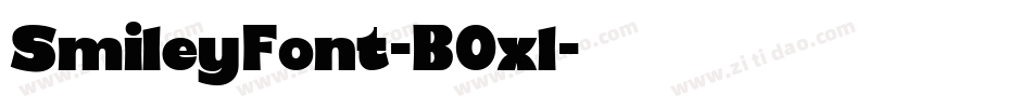 SmileyFont-B0xl字体转换