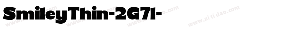 SmileyThin-2G7l字体转换