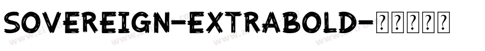Sovereign-ExtraBold字体转换