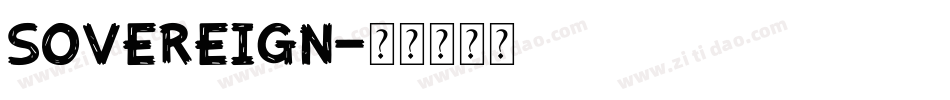 Sovereign字体转换