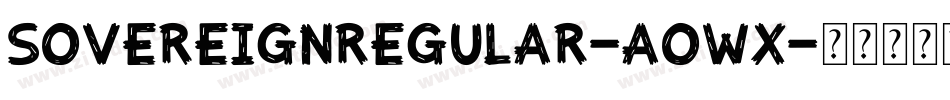 SovereignRegular-aOWx字体转换
